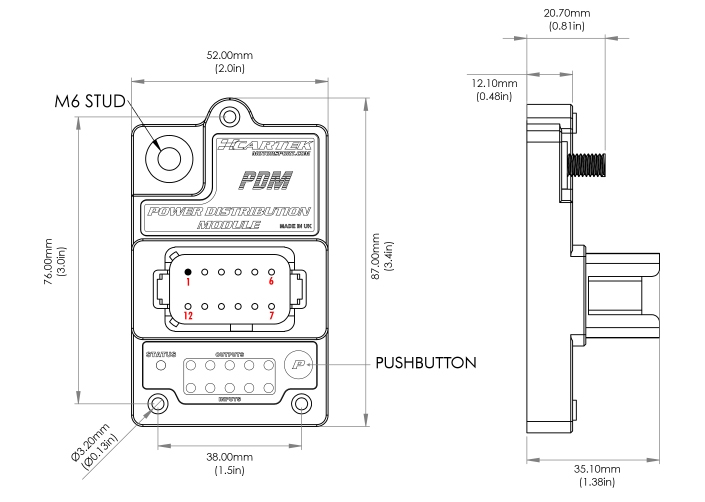 Cartek PDM-5 Power Distribution Module - race-parts.com