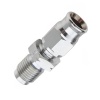Goodridge M10 x 1.25 Straight Concave Male Chrome Plated Fitting