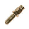 Goodridge AN-03 Straight Convex Male Plated Steel Bulkhead Fitting