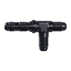 Goodridge -12 Aluminum Male Tee on Run Black