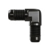 Goodridge -03 Aluminum 90 Male Elbow Black