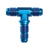 Goodridge -10 Aluminum Male Tee Bulkhead