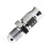 Goodridge M10 x 1 Straight Convex Male Chrome Plated Fitting