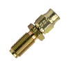 Goodridge M10 x 1 Long Straight Concave Male Plated Steel Fitting