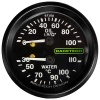 Racetech Combined Oil Pressure/Water Temperature Gauge
