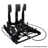 Tilton 850-Series 3 Pedal Under Foot with Slider Assembly