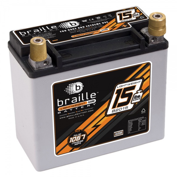 Braille B2015 Lightweight AGM Battery