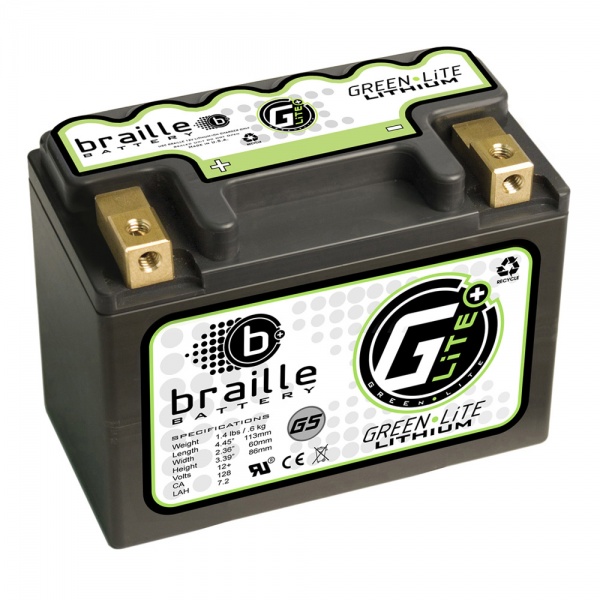 Braille G5 GreenLite Lithium Battery