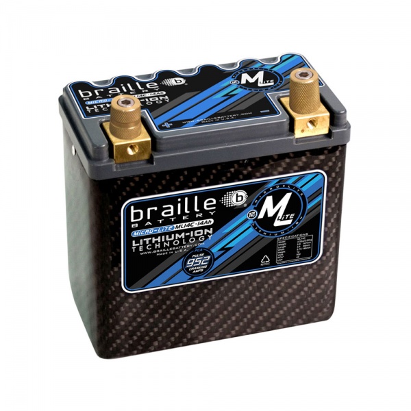 Braille ML14C MicroLite Carbon Lithium