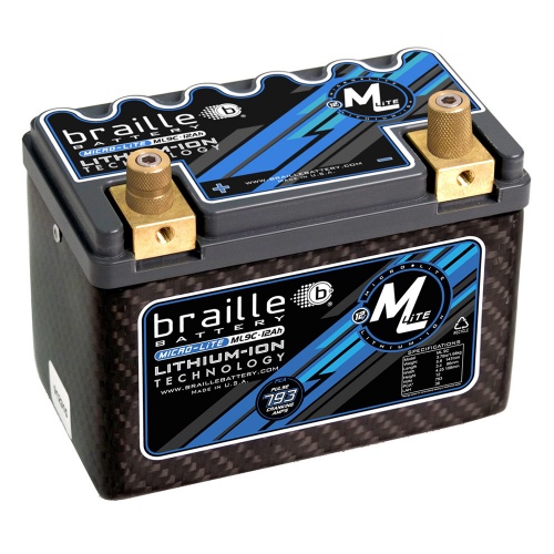 Braille ML9C MicroLite Carbon Lithium Battery