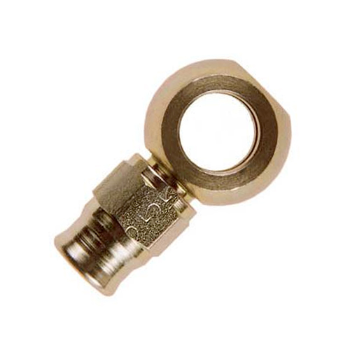 Goodridge Straight 7/16'' to -03 Plated Steel Banjo Fitting