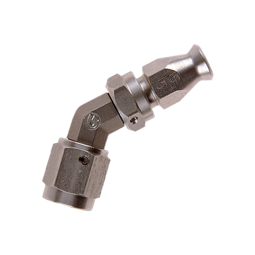 Goodridge AN-03 45° Forged Female Double Swivel Stainless Fitting