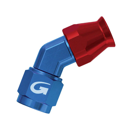 Goodridge AN-03 45 Forged Female Swivel Aluminum Fitting