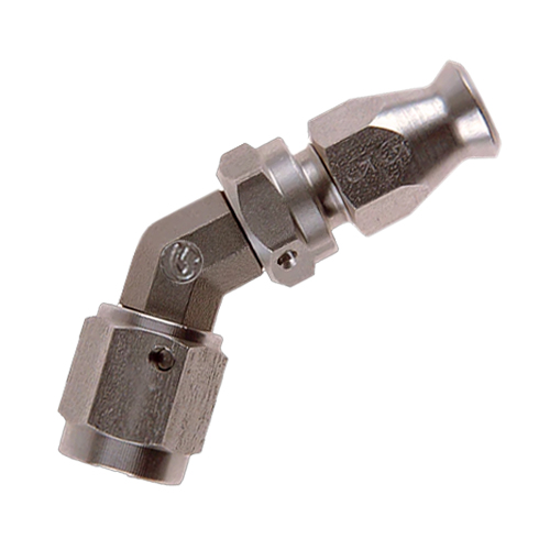 Goodridge AN-05 45° Forged Female Double Swivel Stainless Fitting