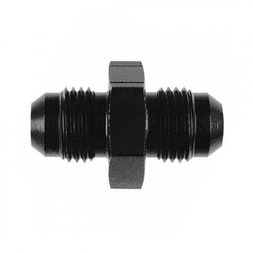 Goodridge -3 JIC Equal Male Aluminum Adaptor Black