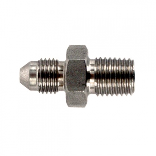 Goodridge -03 JIC to 1/4 NPT Straight Stainless Adaptor