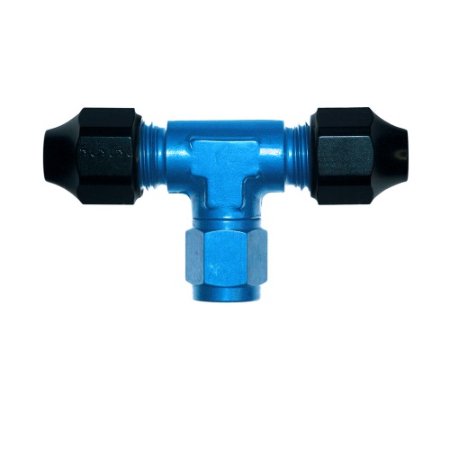 Goodridge 8mm Hardline Tee -06 JIC Female Leg
