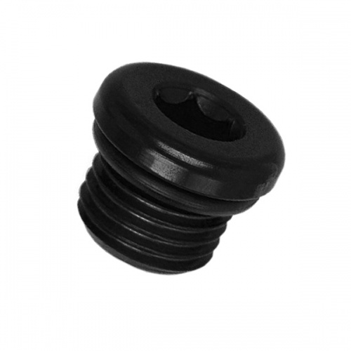 Goodridge -10 Aluminum Male Port Plug Socket Black