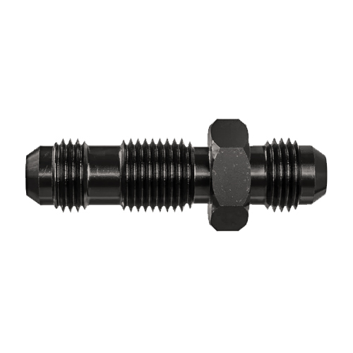 Goodridge -10 Aluminum Male Bulkhead Black