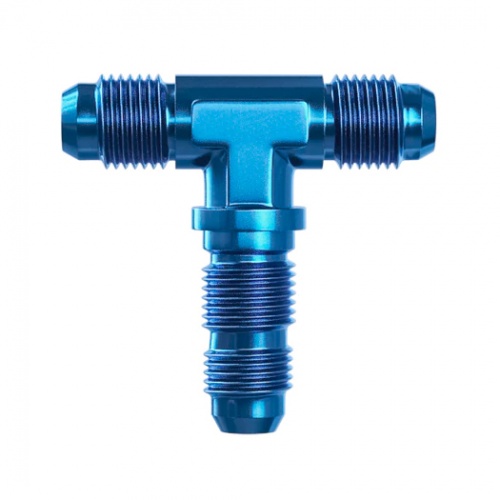 Goodridge -16 Aluminum Male Tee Bulkhead