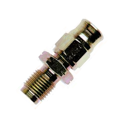 Goodridge M10 x 1 Straight Concave Male Plated Steel Fitting