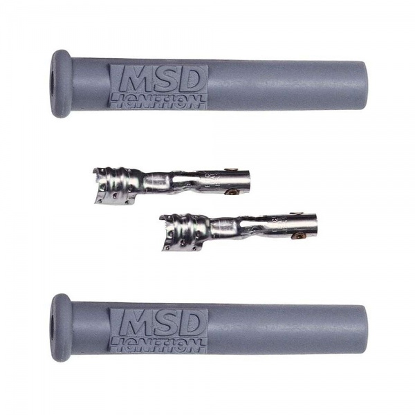 MSD Silicone Straight Spark Plug Boots & Terminals