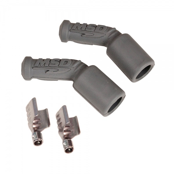 MSD Silicone LS1 45 Spark Plug Boots & Terminals