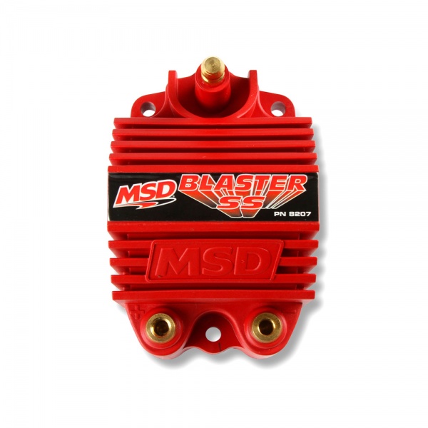 MSD Blaster 2 コイル PN 8202 MSD Blaster SS Ignition Coil Red - 8207 - raceparts.com