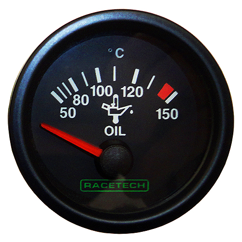 Racetech Oil Temperature Gauge Electrical