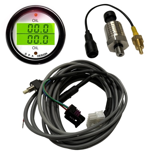 SPA Dual Oil Pressure & Oil Temperature Gauge