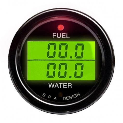 SPA Dual Fuel Pressure & Water Temperature Gauge