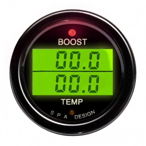 SPA Dual Boost & Temperature Gauge