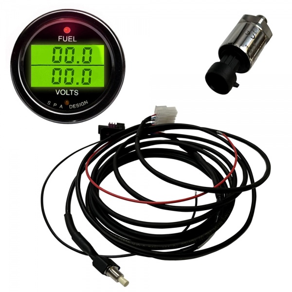 SPA Dual Fuel Pressure & Volts Gauge