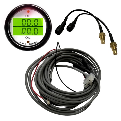 SPA Dual Oil Temperature & Oil Temperature Gauge