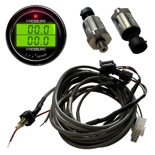 SPA Dual Pressure & Pressure Gauge