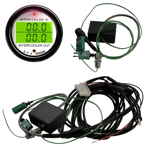 SPA Dual Intercooler In / Out Temperature Gauge