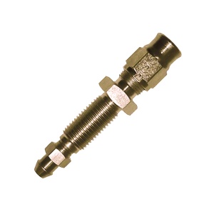 Goodridge 600 Series Straight Plated Steel JIC Bulkhead Bleed Nipple Fitting