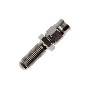 Goodridge 600 Series Straight Chrome Plated JIC Convex Male Bulkhead Fitting