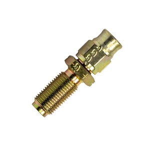 Goodridge 600 Series Straight Zinc Plated JIC Long Concave Male Fitting