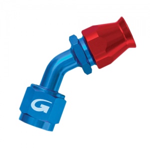 Goodridge 45 Swept AN Female Aluminum Fitting