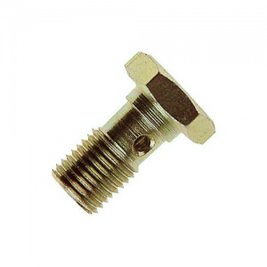 Goodridge -03 JIC Short Plated Steel Banjo Bolt