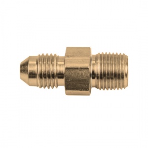 Goodridge -03 JIC to 1/4 NPT Straight Plated Adaptor