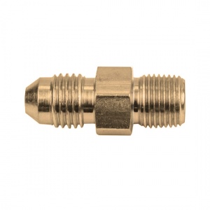 Goodridge -04 JIC to 1/4 NPT Straight Plated Adaptor