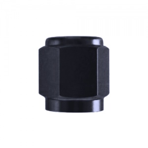 Goodridge -3 JIC Female Aluminum Tube Nut Black