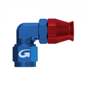 Goodridge AN-03 90 Forged Female Double Swivel Aluminum Fitting