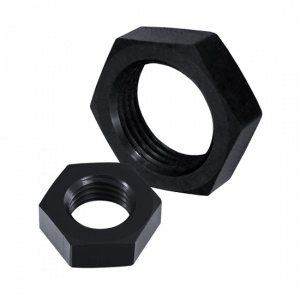 Goodridge -16 Aluminum Lock Nut Black