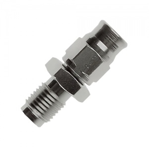 Goodridge AN-03 Straight Concave Male Chrome Plated Fitting