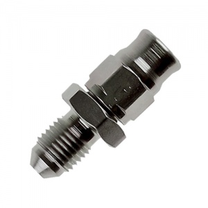 Goodridge AN-03 Straight Convex Male Chrome Plated Fitting
