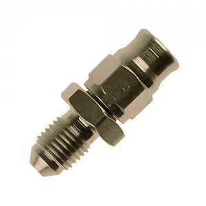 Goodridge AN-03 Straight Convex Male Plated Steel Fitting