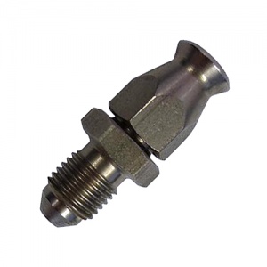Goodridge AN-04 Straight Convex Male Stainless Steel Fitting